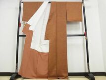 平和屋川間店■上質な小紋　作家物　霞文　着丈166cm　裄丈66.5cm　正絹　逸品　A-ck1111_画像3