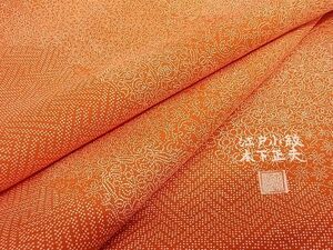 平和屋川間店■江戸小紋　木下正夫　寄せ小紋柄　着丈159cm　裄丈65cm　正絹　逸品　B-np9134