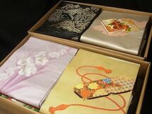 平和屋-こころ店■名古屋帯 まとめて100点 風景 花柄 文箱 冊子 駒刺繍 金銀糸 など 着用可能多数 未使用品あり 全て正絹 hi1215_画像1