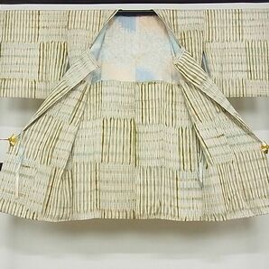 平和屋-こころ店■道行コート 絞り ロング丈 正絹 逸品 1B-wt1963の画像2
