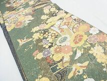 平和屋2■両面六通柄袋帯　織匠　華の舞　金糸　引箔　逸品　1wb1043_画像2