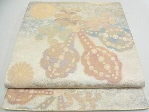 平和屋2■六通柄袋帯　ペーネロペーの愛　金糸　逸品　ox5568