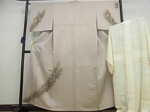 平和屋1□極上　一蔵コレクション　訪問着・長襦袢セット　辻が花　金通し地　逸品　未使用3s5251