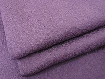 平和屋川間店■上質な色無地　紋意匠　浅紫色　着丈158cm　裄丈65cm　正絹　逸品　B-fe6088_画像1