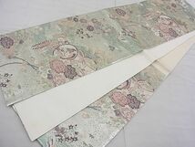 平和屋野田店■六通柄袋帯　宝物御陵　金糸　逸品　n-fw5734_画像7