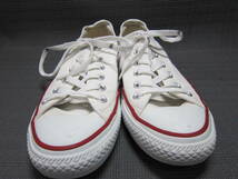 CONVERSE コンバース　ALL STAR オールスター　ローカットスニーカー　25cm　白×赤　S2402C_画像3