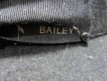 アメリカ製　Bailey　ベイリー　ウールハット　帽子　黒　Lサイズ　約58cm　S2402C③_画像4