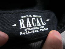 日本製　RACAL ラカル　軽い　ロールキャップ　帽子　黒　フリーサイズ　S2402E_画像5