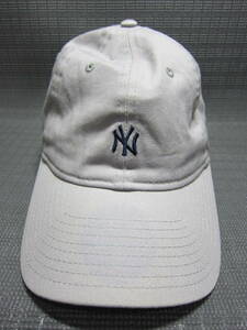 NEW ERA ニューエラ × NY ニューヨークヤンキース　9 THIRTY　キャップ　帽子　紺　58～60cm　S2402A