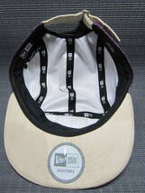 NEW ERA ニューエラ　ADJUSTABLE　スエード　キャップ　帽子　紫×ベージュ　フリーサイズ　S2402C③_画像4
