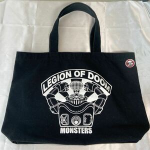 hxs 廣田彩玩所 トートバッグ legion of doom 缶バッヂ付き