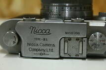 TH01314　nicca　ⅢS　レンジファインダー　フィルムカメラ　動作未確認　現状品_画像6