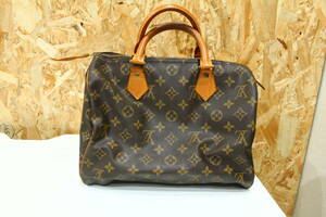 TH02247　LOUIS VUITTON　ヴィトン　スピーディ30　バッグ　SP1915　モノグラム　高さ約20㎝　幅約30㎝　マチ約17㎝　中古品