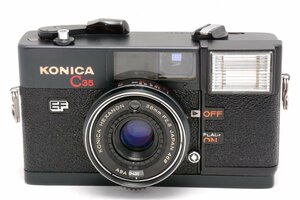 【やや難あり品】KONICA C35 EF コニカ コンパクトフィルムカメラ #4022