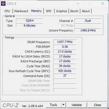 中古 DDR4 4GB 2枚 計8GB Kingston KVR26N19S6/4 PC4-21300 DDR4-2666 CL19 1.2V 288-pin_画像4