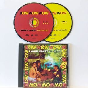 BOW WOW WOW 2CD anthology / i want candy バウ・ワウ・ワウ　03年輸入盤 new wave、ニューウェーブ、ニューウェーヴ