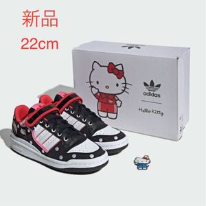 新品22cm アディダス オリジナルス × ハローキティ フォーラム ロー / adidas Originals 箱付き送料込み