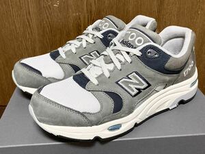 23年製 ストア限定 NEW BALANCE NB CM 1700 TE ニューバランス スニーカー ABZORB GRAY LEATHER グレー ヌバック レザー メッシュ US8.5