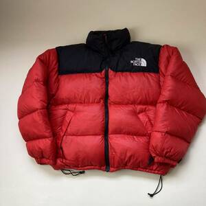 ヌプシ ノースフェイス ダウンジャケット L 赤 レッド THE NORTH FACE アウター