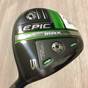 YM1088 Callaway キャロウェイ EPIC max 5W VENTUS 6-S ベンタス blue シャフト ヘッドカバー付