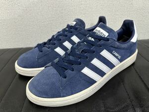 2018年製 adidas CAMPUS DARK BLUE US9 27.0ｃｍ キャンパス ダークブルー/ランニングホワイト-チョークホワイト 紺 BZ0086