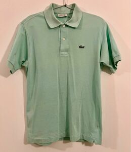 LACOSTE 半袖ポロシャツ　パステルグリーン