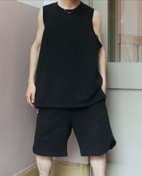 S.F.C 新品 即完売品 セットアップ タンクトップ ショーツ 黒(sumikuro) バスケットショーツ