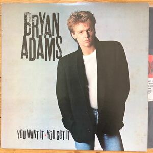 最終セール★ブライアン・アダムス★ジェラシー★Bryan Adams★You Want It, You Got It★国内盤LP★レコード★Vinyl★12インチ★アナログ