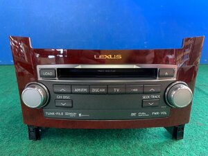 レクサスLS600h 中期　UVF45 オーディオスイッチ　ラジオ　TV CD 86120-50R80［Y/8401］