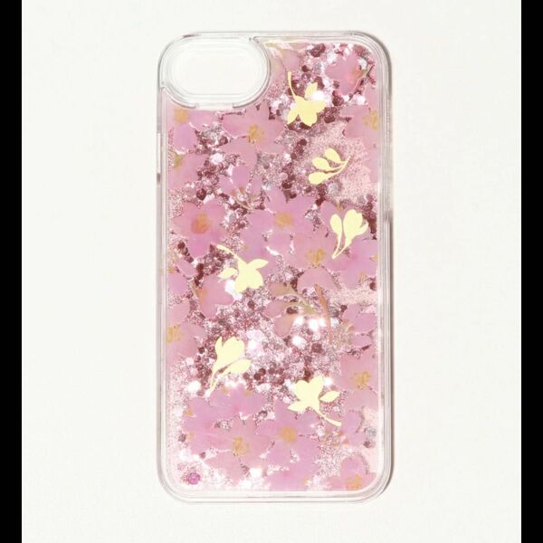 スマホケース スマートフォンカバー アフタヌーンティー 桜 ラメ