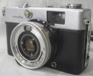 Minolta/Hi-Matic・C ROKKORレンジファインダーフイルムカメラビンテージ品R060216