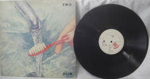 ♪♪LPレコード/「Y・M・O::BGM 」 1枚 全10曲1981年中古品R060229♪♪