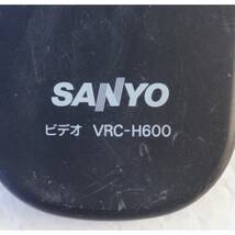 サンヨー SANYO ビデオ リモコン VRC-H600_画像3