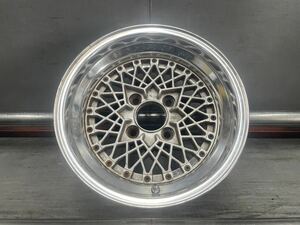 SPEEDSTARアルミ 14インチ[商品番号7253] 14×7.0JJ -3 H4 PCD114.3 SSRメッシュ star formula 当時物 深リム 1本