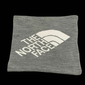 送料込！最終値下げ▲THE NORTH FACE ザ・ノースフェイス▲ネックウォーマー▲グレー▲ビッグ ロゴ ネックゲイター▲