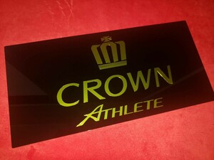  Crown Athlete обвес акрил plate металлизированный Gold номерная табличка кузов стикер 15.5×32 Crown G-PRODUCE