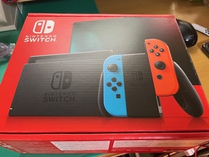 新品同様 Nintendo Switch Joy-Con （L）ネオンブルー/（R）ネオンレッド 新モデル+ピクミン4付き