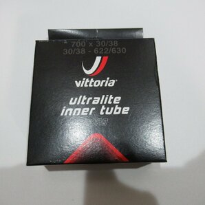 Vittoria Ultralite inner tube 700c仏式ブチルチューブ30-38c 36mm 2本セット 新品未使用の画像1