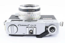 ★☆Canon Canonet QL17 G-III キャノネット レンジファインダー コンパクトフィルムカメラ #3930☆★_画像7