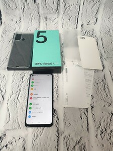 【売り切り】 OPPO Reno5 A アンドロイド スマートフォン 2885-2