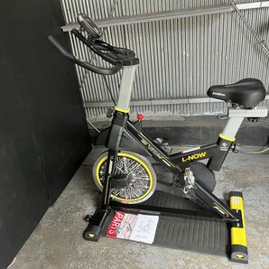 動作品 Pooboo エアロバイク フィットネスバイク スピンバイク D525 L-LOW ダイエット 室内サイクリング 直引取・地域限定自社配送 川崎区の画像1