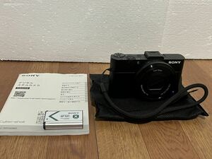 動作品SONY デジタルカメラ サイバーショット DSC-RX100M2 ブラック ソニー デジカメ コンパクト 本体・純正バッテリーのみ 佐川急便発送TM