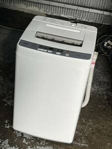 洗濯機 AQUA 6kg洗い 単身 一人暮らし AQW-S60H 2019年アクア 動作品 直引取・エリア限定配送・ヤマト家財　川崎区