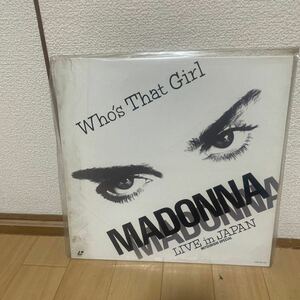 LD レーザーディスク　MADONNA WHO`S THAT GIRL LIVE IN JAPAN ライブ　マドンナ