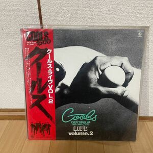 COOLS　クールス　クールス・ライヴ VOL.2 LP レコード