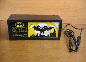 当時物昭和レトロビンテージ　BATMANバットマン　電気スタンド（壁掛けライト）