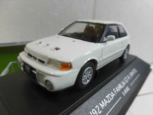 k 1/43 SAPI サピ マツダ ファミリア GT-R 白 BG8Z * MAZDA 3 * 7代目 BG 型