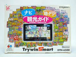 ■Trywin トライウィン DTN-6500 ポータブルナビ■カーナビ ワンセグ■内臓バッテリー訳あり■現状品 ジャンク扱い■