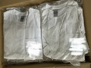 [新品未使用]在庫処分品GILDAN Tシャツ ポケット付き まとめ売り 47枚