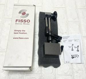 希少！ 未使用☆ FISSO Swiss スイス製 ダイヤル ゲージ用 マグネットスタンド 測定スタンド 3300-28 測定器用 固定器 お宝 コレクター X10